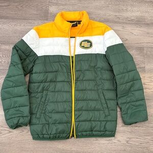 Edmonton Elks CFL Light Puffer Coat EE